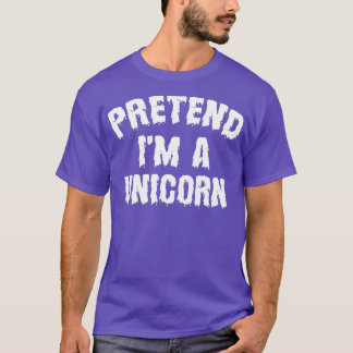 Camiseta Fingir Um Figurino De Dia de as Bruxas engraçado U