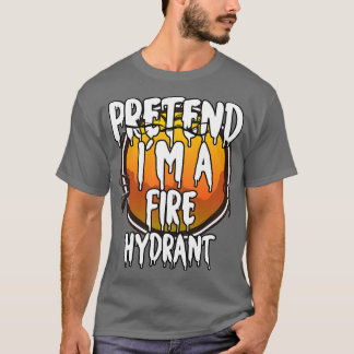 Camiseta Fingir Um Hidrante De Fogo Halloween 2021 Figurume