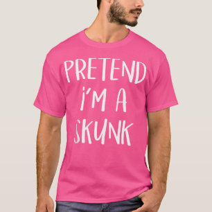 Camiseta Fingir Um Skunk De Dia de as Bruxas engraçado Do S