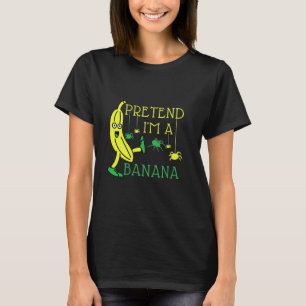 Camiseta Fingir Uma fantasia De Dia de as Bruxas engraçado