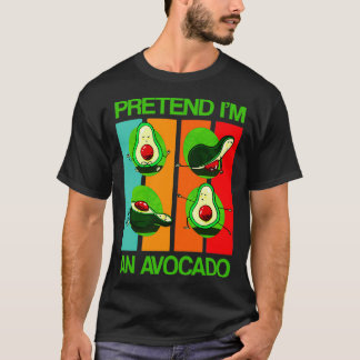 Camiseta Fingir uma Malhação Avocado Engraçado Avocado Yoga