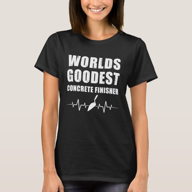 Camiseta Finis de betão para esposa (Frente)