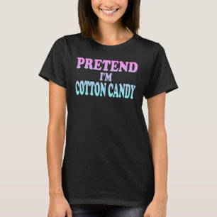 Camiseta Finja que sou Cotton Candy