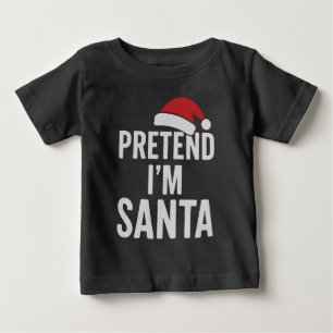 Camiseta Finja que sou o Papai Noel - Humor Natalino Divert