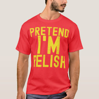 Camiseta Finja que sou Relish Roupa engraçada preguiçosa de
