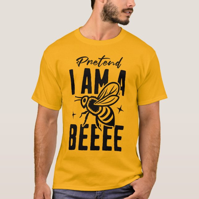 Camiseta Finja que sou uma Abelha (Frente)