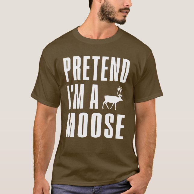 Camiseta Finja que sou uma alce (Frente)