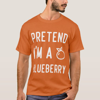 Camiseta Finja que sou uma garota amante de comida de mirti