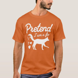Camiseta Finja que sou uma raposa