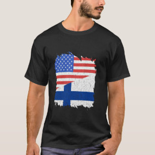 Camiseta Finlandês Orgulho Finlandês Bandeira da Finlândia