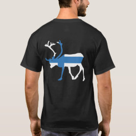 Camiseta Finlandesa com Rena atrás