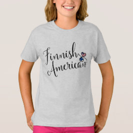 Camiseta finlandesa dos corações de Entwinted do