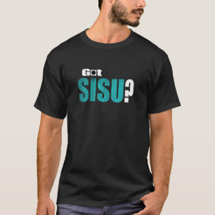 Camiseta Finlandesa TENHO SISU Ditos Engraçados Fi