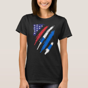 Camiseta Finlândia American Grown Flag USA Patriot Heritage