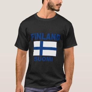 Camiseta Finlândia Bandeira Finlandesa Suomi Jaqueta para P