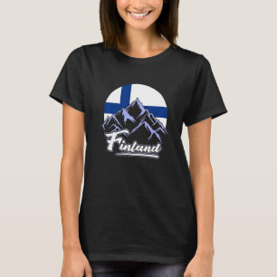 Camiseta Finlândia Para Mulheres Lapp Finlandia Men Sisu La