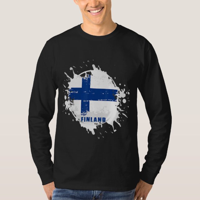 Camiseta Finlândia Splash (Frente)