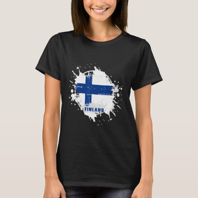 Camiseta Finlândia Splash (Frente)