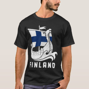 Camiseta Finlândia Viajando Bandeira Finlandesa Finn Suomi