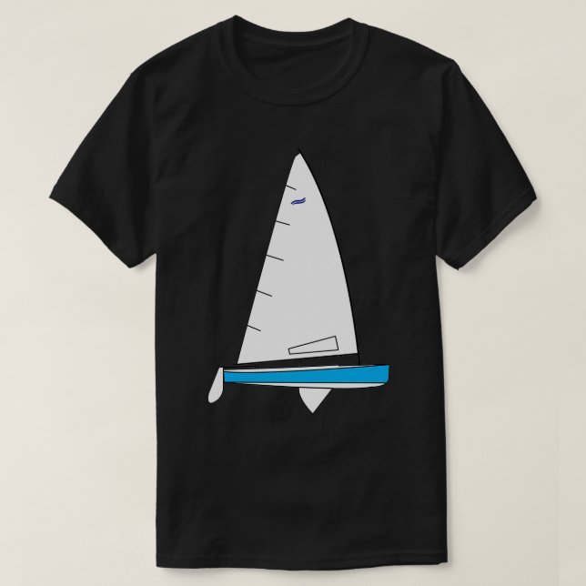 Camiseta Finn Sailing Dinghy 2 (Frente do Design)