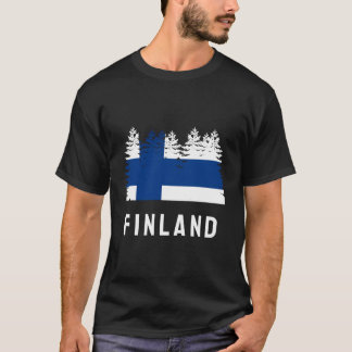 Camiseta Finnish Forest Flag Finland
