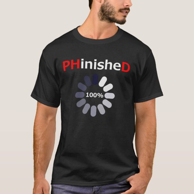 Camiseta Fino, phd, graduação, aluno perfeito (Frente)