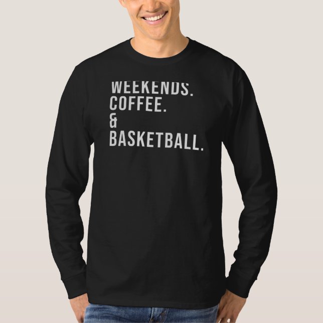 Camiseta Fins de semana Café e Basquete Café Basquete Mo (Frente)