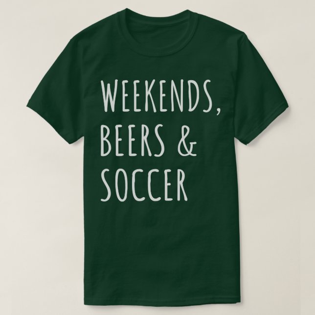 Camiseta Fins De Semana Cervejas E Eu (Frente do Design)