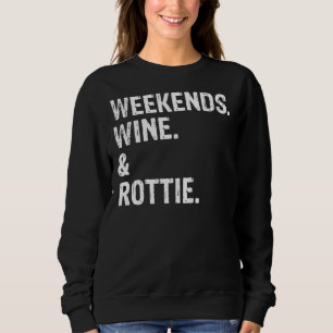 Camiseta Fins De Semana legal Vinho E Rottie