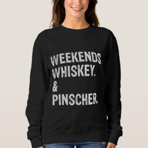 Camiseta Fins De Semana, Whiskey E Doberman Pinscher Legal