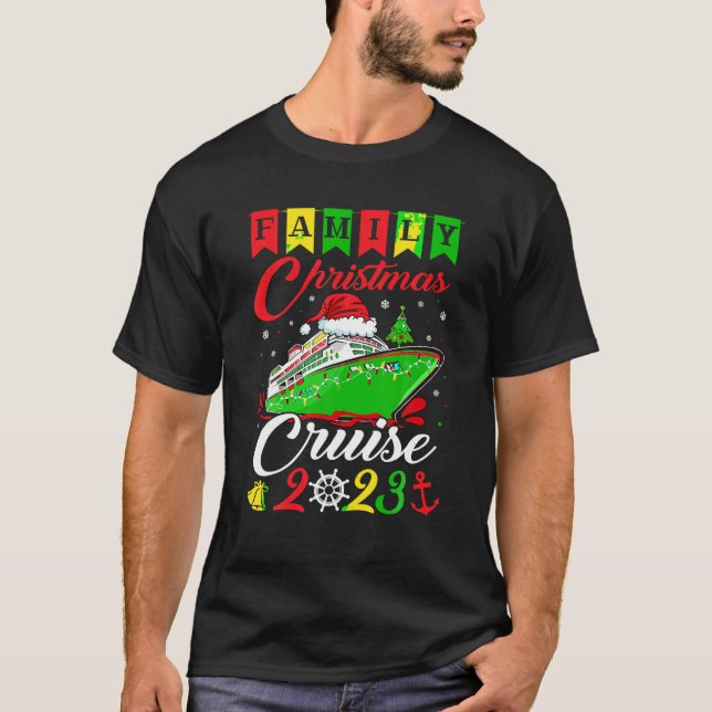 Camiseta Fio de Correspondência Familiar do Cruise de Natal (Frente)