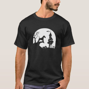 Camiseta Fio Fox Terrier Dog Moon Silhouette Engraçado Hall