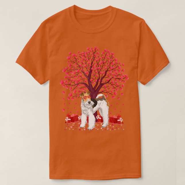 Camiseta Fio Fox Terrier Lover Funny Wire Fox Terrier Vale (Frente do Design)