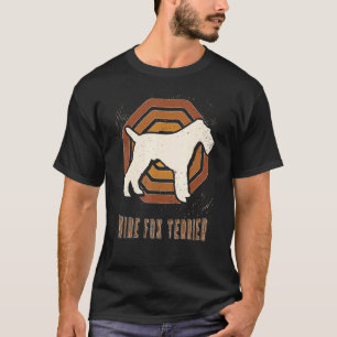 Camiseta Fio Fox Terrier Vintage Retro Classic Dog Love