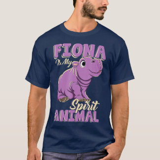Camiseta Fiona É O Meu Bebê Animal Espirituoso Hippo Hippop