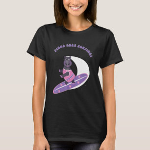 Camiseta Fiona O Bebê Hippo De Cincinnati Vai Surfar