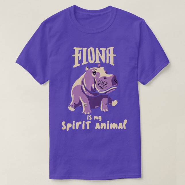 Camiseta Fiona o Hippo Spirit Animal EamFiona Baby Hippo L (Frente do Design)