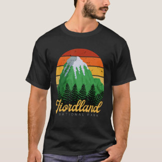 Camiseta Fiordland National Park Nova Zelândia Nature Campi