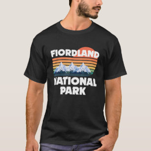 Camiseta Fiordland National Park Nova Zelândia Tourist Hiki