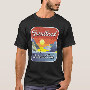 Camiseta Fiordland National Park Souvenir Nova Zelândia Nat