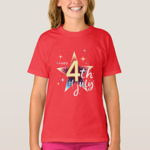 Camiseta Fios da Liberdade: Estampas Ousadas de Orgulho Ame
