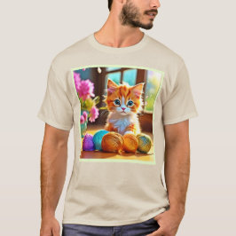 Camiseta Fios de Gatinho Gelado