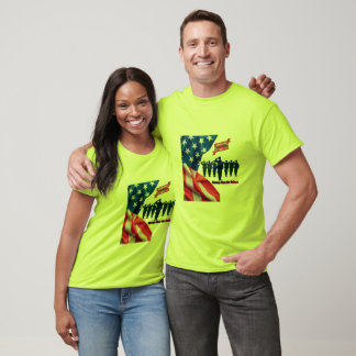 Camiseta Fios do orgulho patriota segurança verde