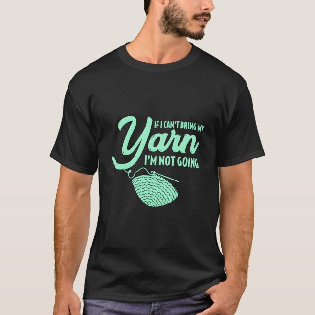 Camiseta Fios-tricô de Crocheting (Frente)