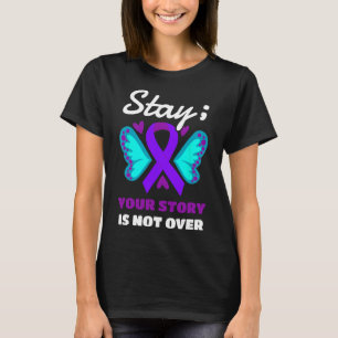 Camiseta Fique A Sua História Não Acabou A Prevenção Do Sui