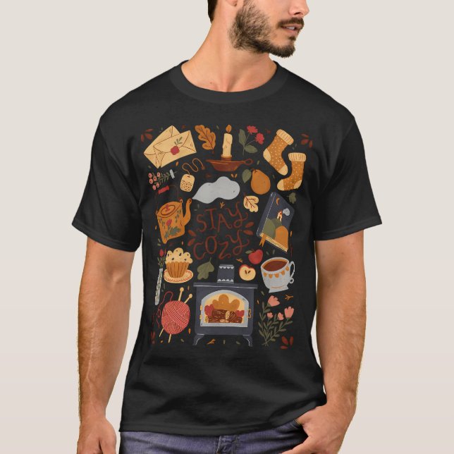 Camiseta Fique Aconchegado (Frente)