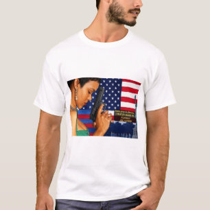 Camiseta Fique alto e firme para a liberdade!