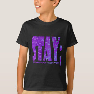 Camiseta Fique Amanhã Precisa Que Você Prevena O Suicídio