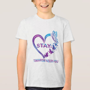Camiseta Fique Amanhã Precisa Que Você Prevena O Suicídio