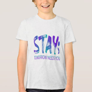 Camiseta Fique Amanhã Precisa Que Você Prevena O Suicídio